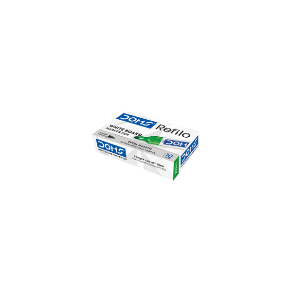 DOMS Refilo White Board Marker - Green - DOMS