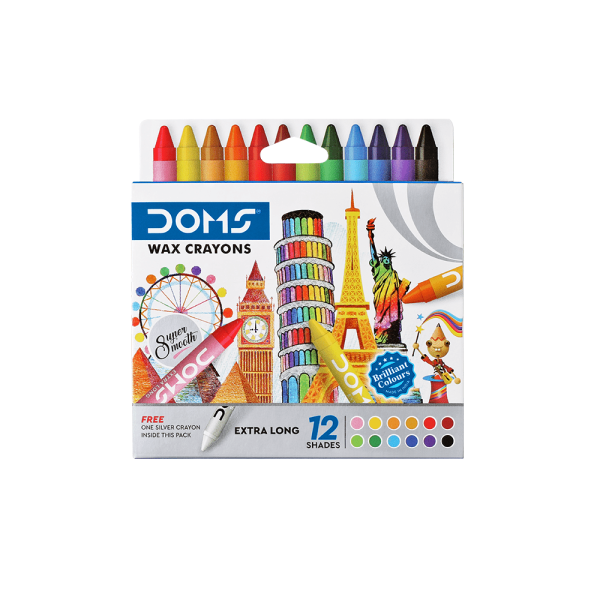 DOMS Colour Pencil 12 Shades - DOMS