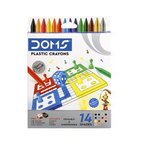 DOMS 28 Shades Plastic Crayons Alongwith 12 Shades Pencils  Colours - Plastic Crayons & Pencils Colours