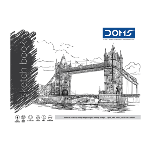 DOMS SKETCH PAD 72 PAGE - (21*29.7) CM (Set of 1)