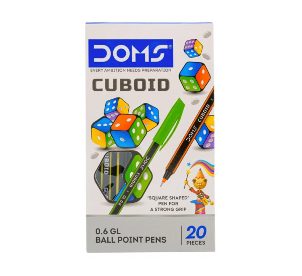 DOMS Cuboid Ballpoint Pens