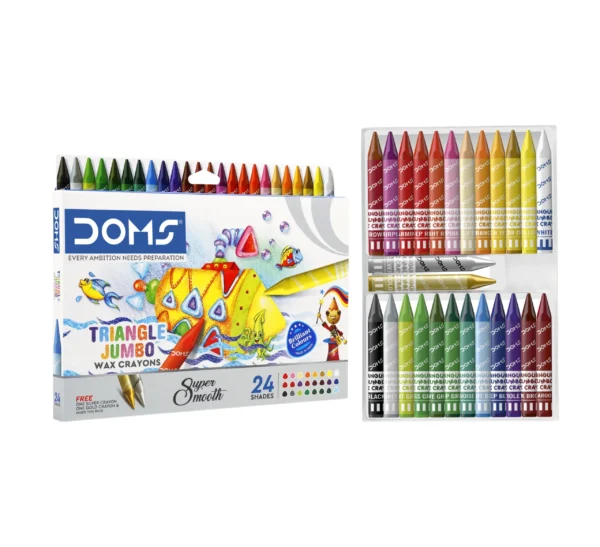 DOMS Tri Jumbo Wax Crayons - Image 4