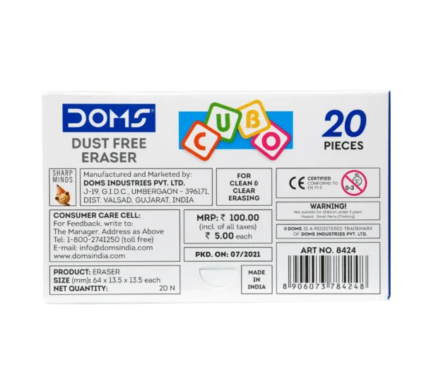DOMS CUBO ERASERS - Image 4