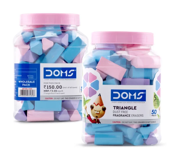 DOMS TRIANGLE FRAGRANCE ERASERS - Image 2