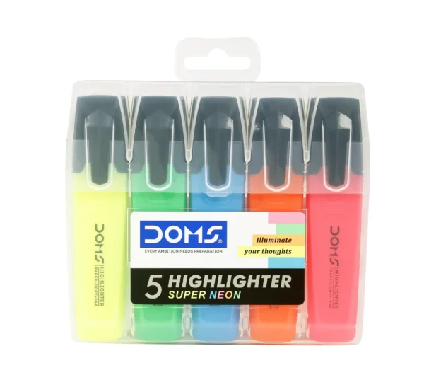 DOMS Super Neon Highlighters - Image 4