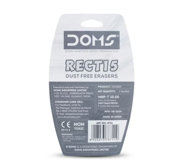 DOMS RECT15 ERASER - Image 4
