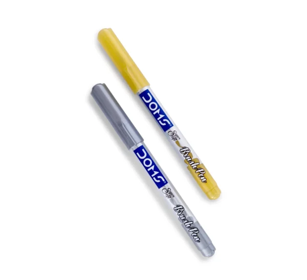 DOMS Metallic Brush Pens - Image 4