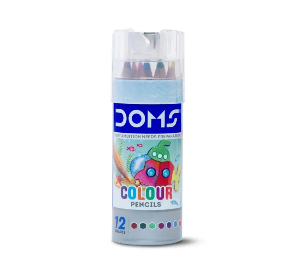 DOMS Colour Pencils Round Tin