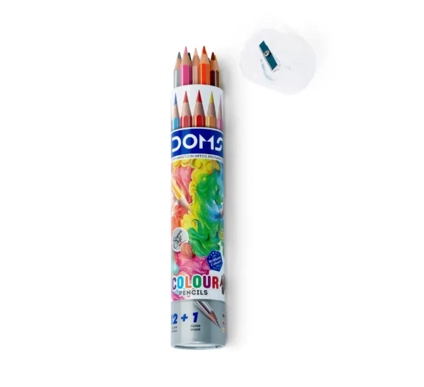 DOMS Colour Pencils Round Tin - Image 4