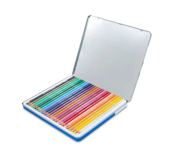DOMS Colour Pencils Flat Tin - Image 4