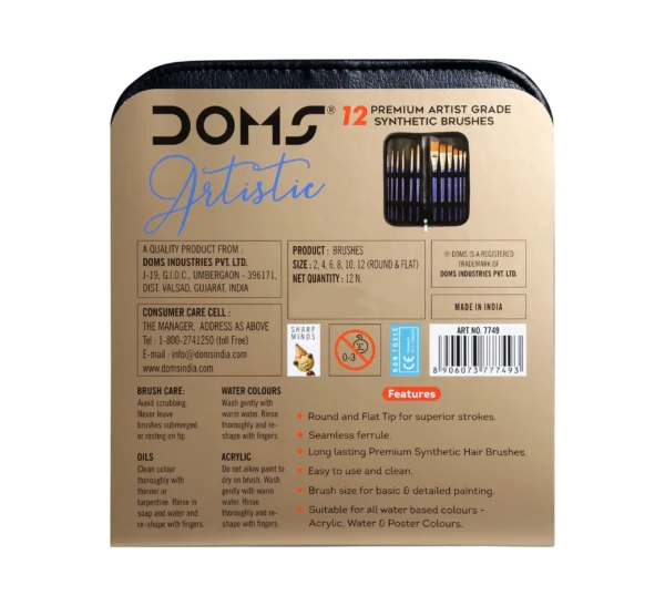 DOMS Artistic Brush Zip Case - Image 3