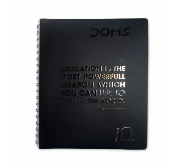 DOMS IQ Executive 1 Subject Single Line Wiro Notebook