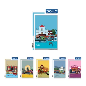DOMS Single Line Notebook(My Beautiful Cities Series)