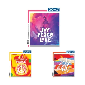 DOMS Single Line Notebook(Peace Series)