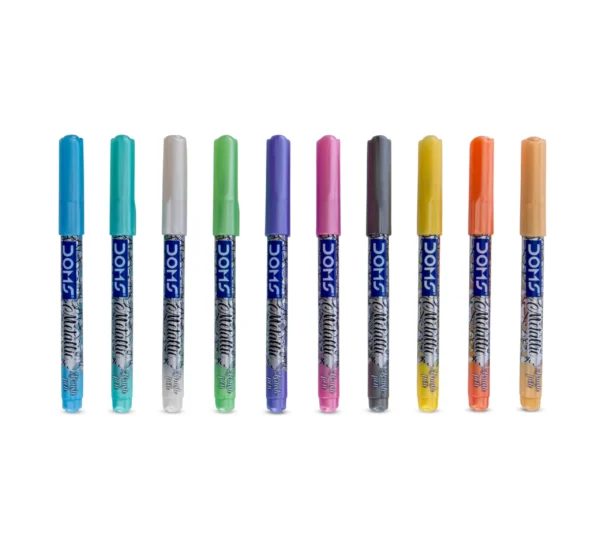 DOMS Metallic Brush Pens - Image 2