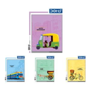 DOMS Single Line Notebook(Cities Transportation Series)