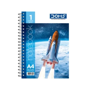 DOMS 1 Subject Spiral Notebook(Space Series) – Single Line