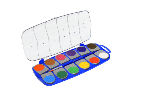 DOMS Refillable Aqua Cakes 12+6 Shades - Image 3